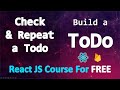 Build a TODO app with React and Firebase • Check & Repeat a Todo • PART 22