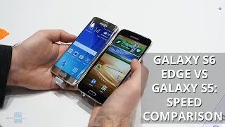 Samsung Galaxy S6 edge vs Galaxy S5: speed comparison