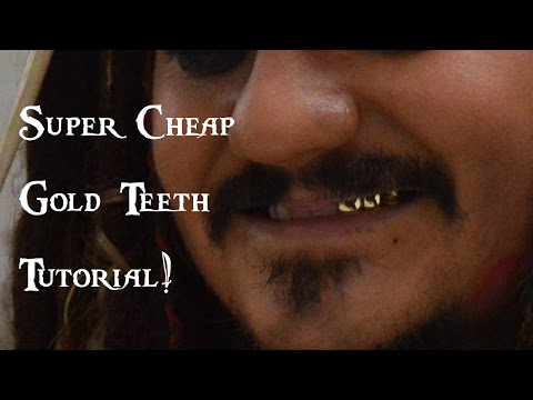 How to make gold teeth for cosplay | Super cheap How to make gold teeth for cosplay | Super cheap