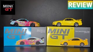 Mini GT - LB Super Silhouette Nissan Silvia S15 Kuma \u0026 Nissan Skyline GTR R34 - REVIEW