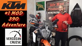 Veridian Cruise Control best modification for your KTM 390 Adventure.