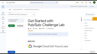 Get Started with Pub/Sub: Challenge Lab | ARC113 Qwiklabs Walkthrough (Full Solution)