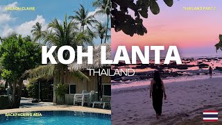 3 DAYS on the quiet island of KOH LANTA | thailand travel vlog | orlagh claire