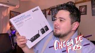 AKG WMS40 MINI WIRELESS SYSTEM UNBOXING PT-BR