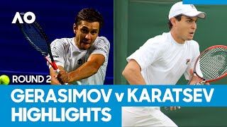 Egor Gerasimov vs Aslan Karatsev Match Highlights (2R) | Australian Open 2021