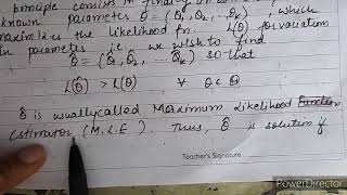 method of maximum likelihood function and it's properties