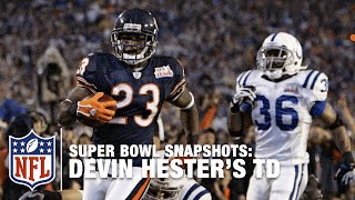 Super Bowl Snapshots: Devin Hester Takes It To The House In Super Bowl XLI! | NFL