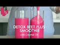 Detox Smoothie with Beet and Coconut Oil by Blender Babes