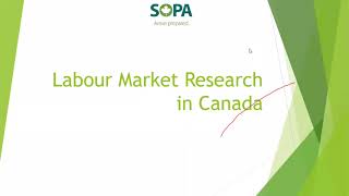 Arrive Prepared | Labour Market Research Webinar | SOPA