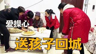 婆婆过完生日二丫回县城，大妮给孩子准备饺子和蛋糕，当妈就是爱操心【农村傻大妮儿】