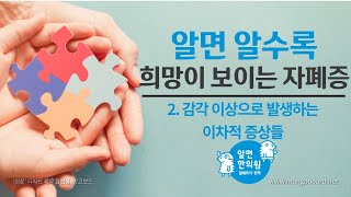 알면 알수록 희망이 보이는 자폐증 2.감각 이상으로 발생하는 이차적 증상들