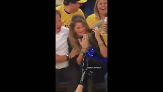 DRAYMOND GREEN SMASHES INTO LADY VOICEOVER