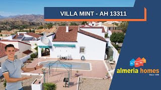 3 bedroom villa for sale in Arboleas with a pool, garage and views / Villa Mint  - AH13311