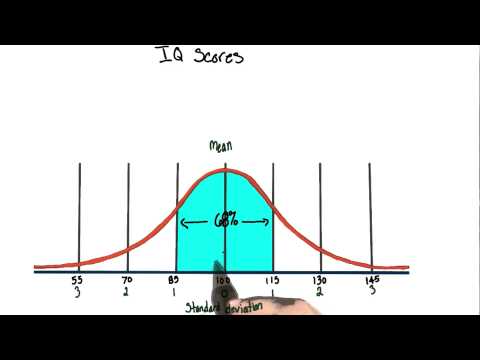 What does an IQ of 124 mean?