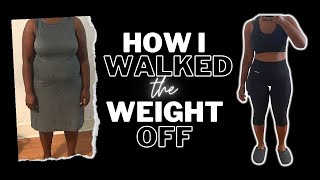 Lose Weight and Belly Fat with Walking - My Weight Loss Journey (NO GYM)