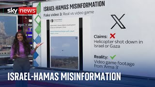 Israel-Hamas war: Fake conflict videos viewed millions of times on social media