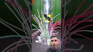 Crushing Candles and Crayons With Hydraulic Press 🤩 #crushing #satisfying #viral #hydraulicpress