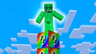 Ultimate Lucky Block Pillars in Minecraft