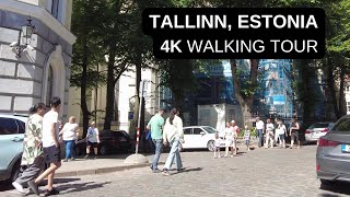 City walks series - Tallinn, Estonia (4K walking tour)