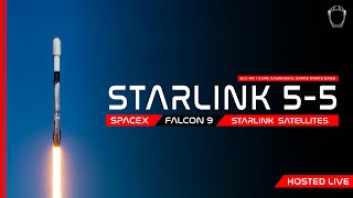 LIVE! SpaceX Starlink 5-5 Launch