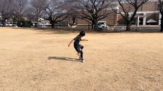 サッカー小僧の成長記録　10歳5ヶ月　U10  小学四年生　7歳からやり続けてるジンガ　#自主練#4V4#全国大会#ドリブル練習#レフティ