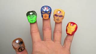 Marvel Avengers Assemble Finger Family Nursery Rhymes