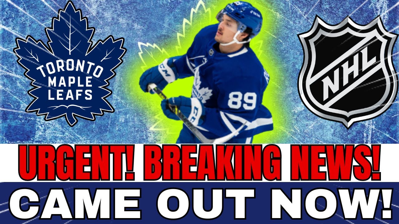 Impactful News A Surprising Twist In NHL News For Leafs Fans! Toronto ...