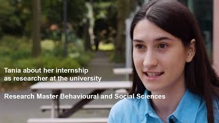 Research master student Tania about her traineeship as researcher at the University of Groningen