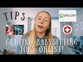 How to Get Nanny/ Babysitting Jobs Online (Care com)