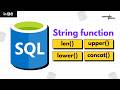 String Functions in SQL |  in Hindi #sqlforbeginners #coding #datascience #databaseconcepts #data