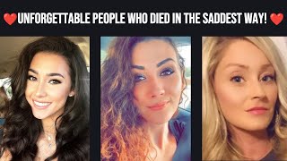 🕯️Unforgettable people who died in the saddest way! Hello Heaven🕯️