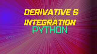 Derivative & Integration  series  in Python |algebra-calculus-Sympy|#rlanguagestatistics #python