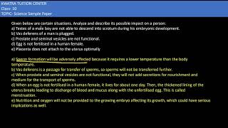 35. Given below are certain situations. Analyze and describe its possible impact on a person: