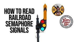 How to Read Railroad Semaphore Signal Aspects