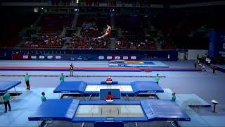 ISEKI Shunta (JPN) M - 2022 Trampoline Worlds, Sofia (BUL) - Q Trampoline Exercise 1