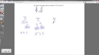 ACT Question #16 - Least Common Multiples