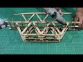 Making and testing a popsicle stick bridge #141