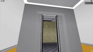 Otis (mod. TAKRRF) Traction Service Elevator at Bradford University (West Building) - ROBLOX City