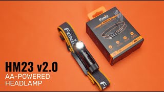 Fenix HM23 V2.0 AA Headlamp - Bright, Compact, and Ready for Adventure!