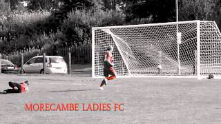 Morecambe ladies FC in The LANCASHIRE CUP Final
