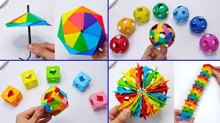 8 DIY paper crafts  Paper toys
