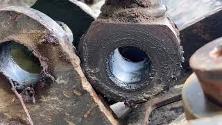Skid steer ram pin replacement quick attach