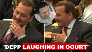 Jonny Depp Laughing In Court | This Video Never Gets Old