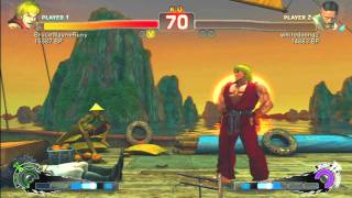 SSF4 Rank Match  BuruceWayneRuny (KE)  vs  whitedoong2 (DU)