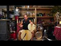 Jarrod Cagwin presents frame drums and explains rhythm he'll be play, TARS from DoubleYouDrums