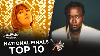 EUROVISION 2021 NATIONAL FINALS | My Top 10 (23 February)