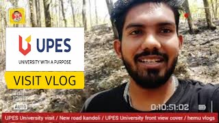 UPES University visit 2021 / Kandoli Root / Front view / University of petroleum and energy study