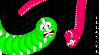 Worms Zone 007 Epic Gtv vs Bad Slither Snake io Best Troll ExE aker por ak kaici Funny Moments 2021