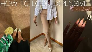 How To Look Expensive On A Budget |  5 style tips | @Arielle_