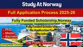 🇳🇴 Study in Norway | Fully Funded Scholarships for BS, Master \u0026 PhD 2024-25 | No IELTS | No Fee 🎓